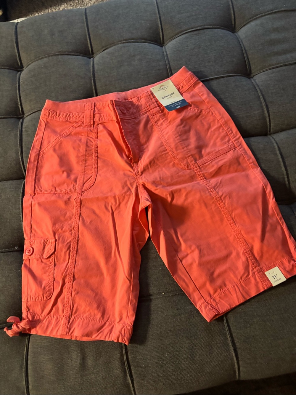 St. John's Bay Coral Pink Cargo Shorts